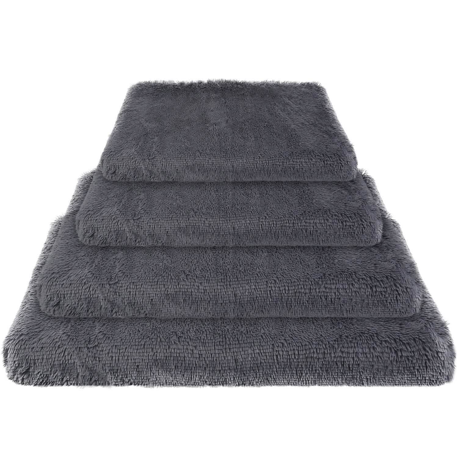 Lit pour chien coussin moelleux en peluche confortable et chaud tapis de cage pour animaux de compagnie tapis pour chien