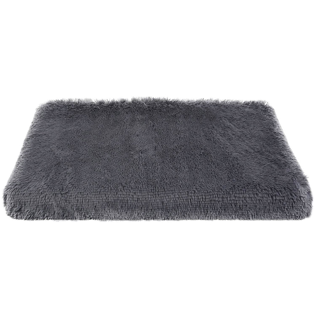 Lit pour chien coussin moelleux en peluche confortable et chaud tapis de cage pour animaux de compagnie tapis pour chien