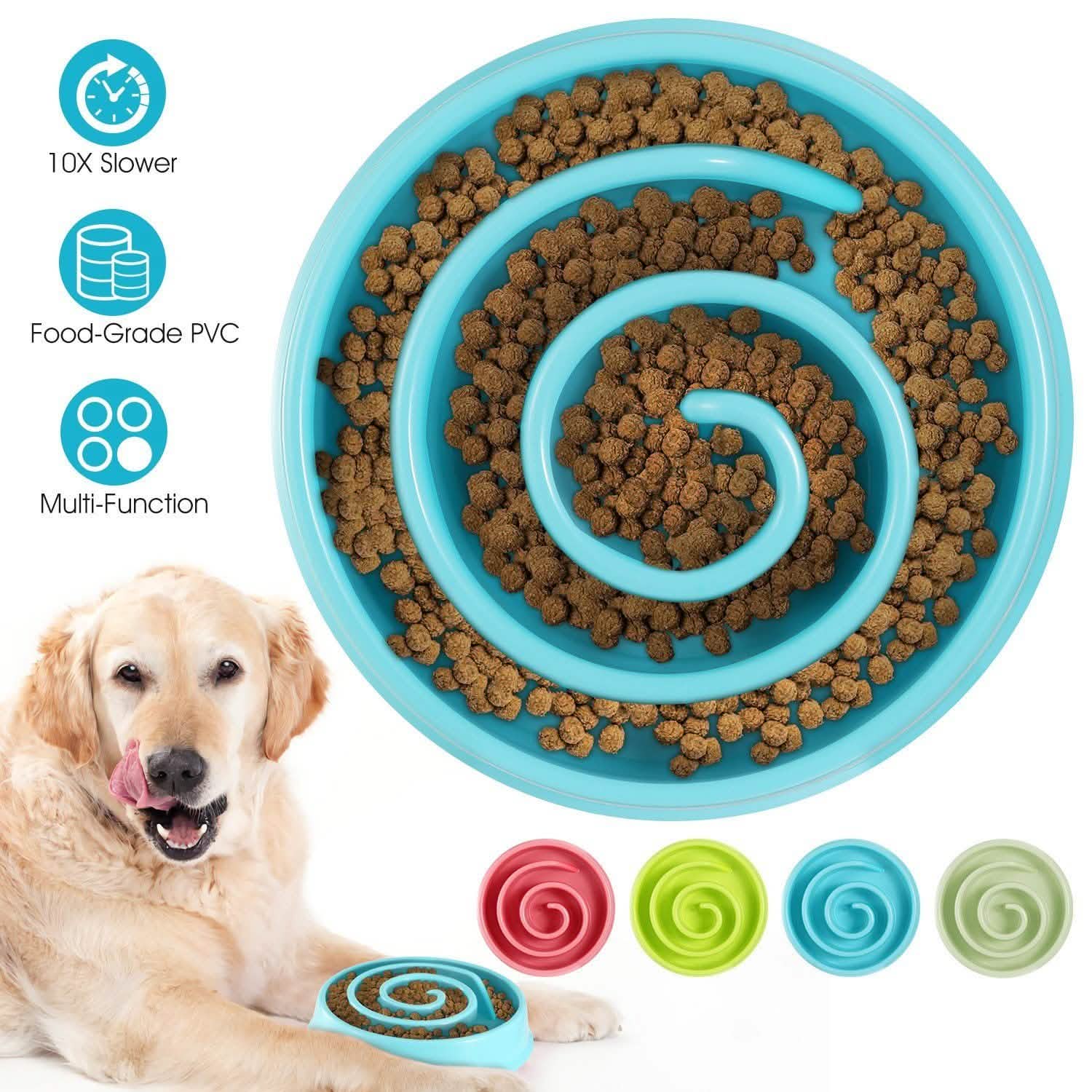Gamelle anti-glouton pour chien et chat