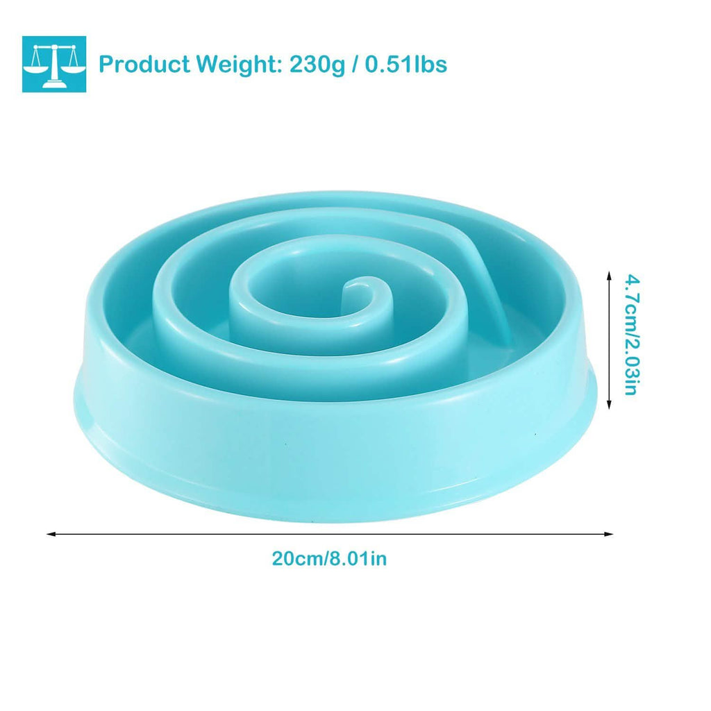 Gamelle anti-glouton pour chien et chat