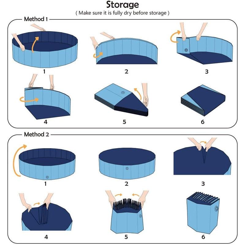 Piscine pour chien Piscine pour chien pliable Baignoire pour animaux de compagnie Baignoire pour animaux de compagnie Piscine pliable pour chiens, chats et enfants Piscine pour chiens de grande et petite taille