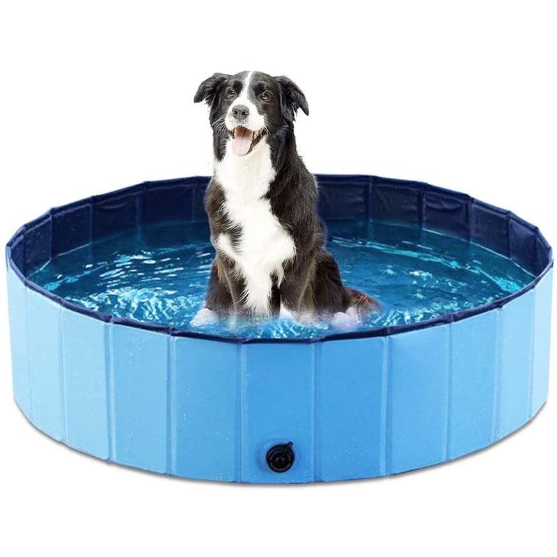 Piscine pour chien pliable Piscine pour chien Baignoire pour animaux de compagnie Piscine pour animaux de compagnie Baignoire pliable pour chiens, chats et enfants Piscine pliable pour chien en PVC Baignoire pour chien