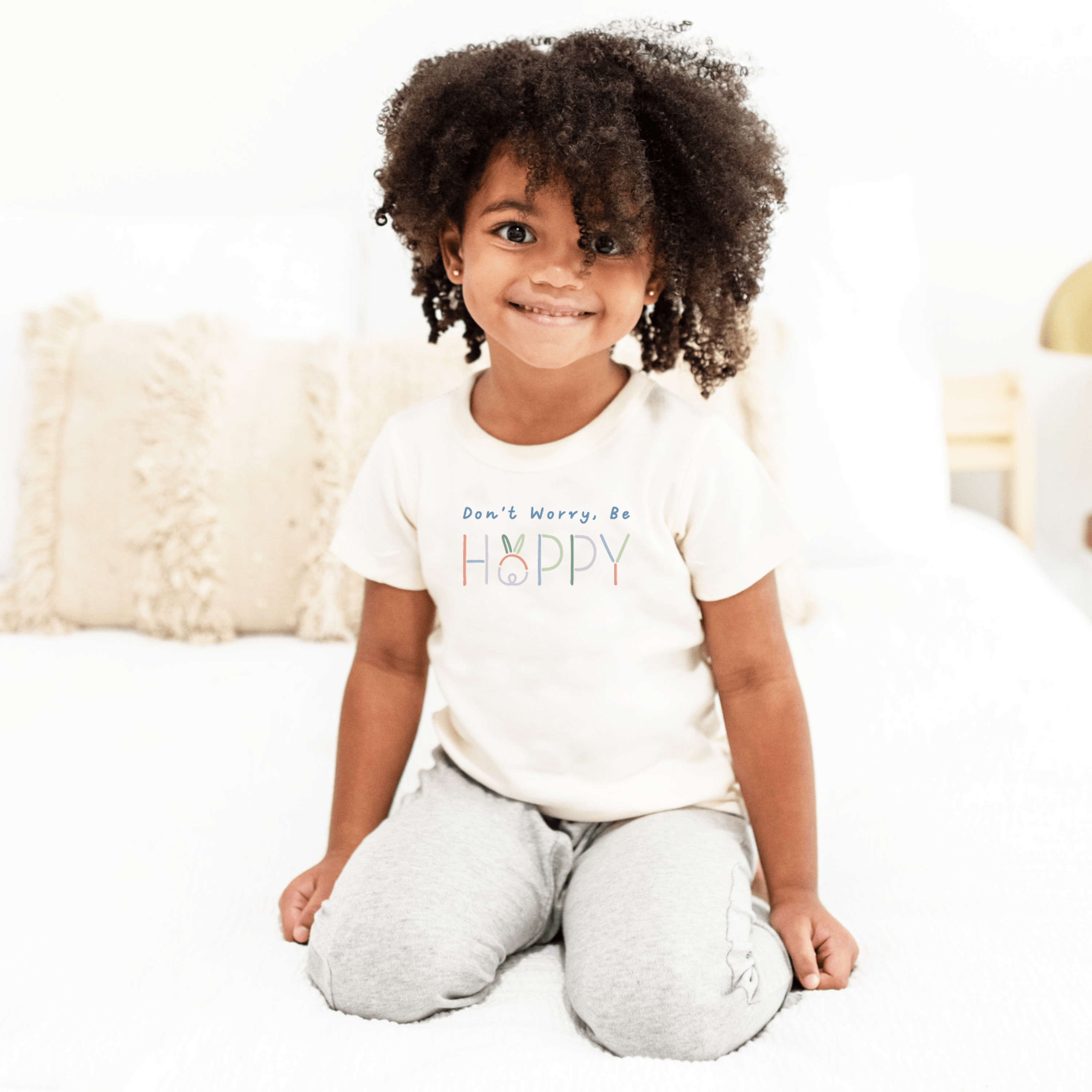 T-shirt imprimé | Ne t'inquiète pas, sois heureux