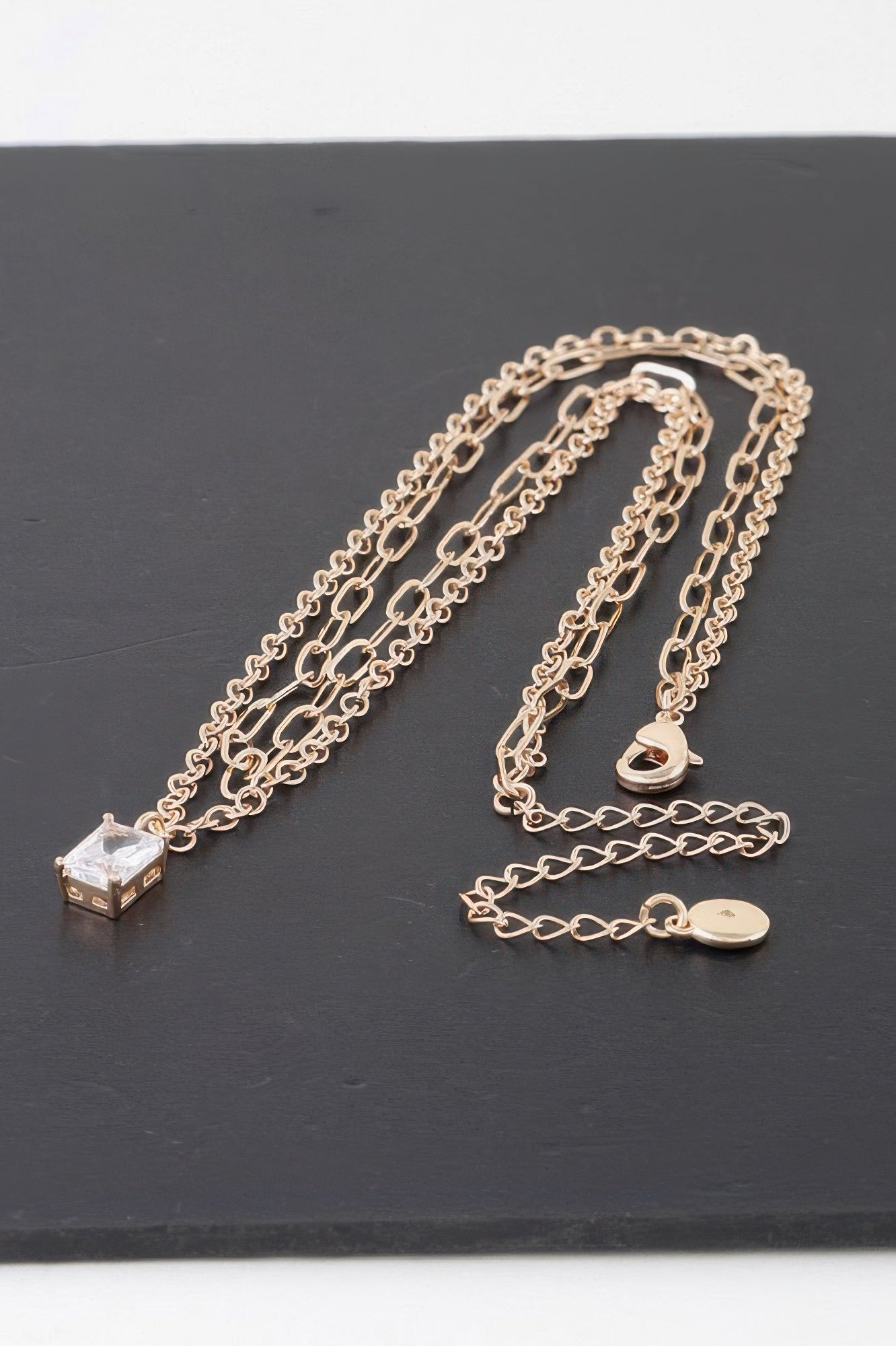 Collier Chaîne Double Cube