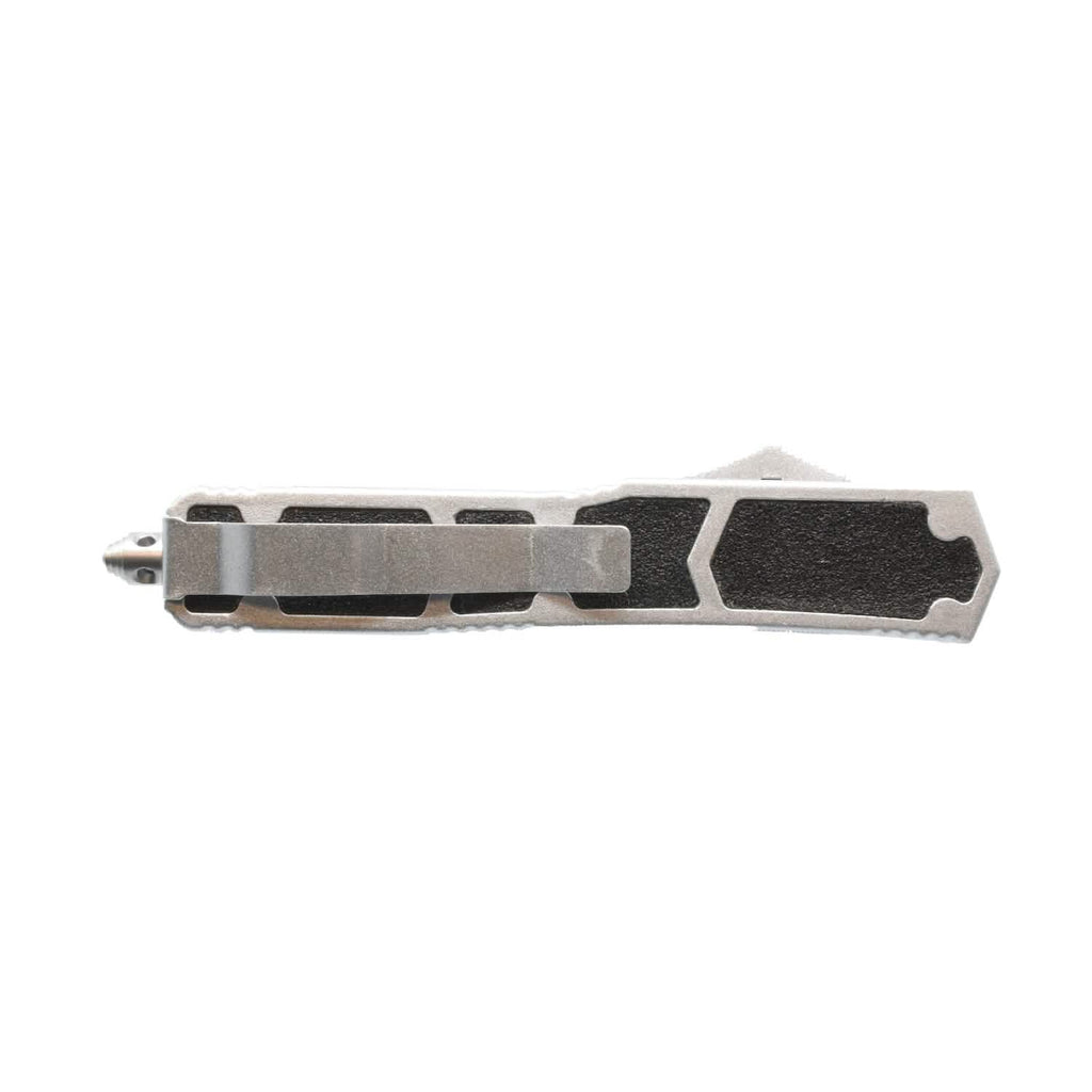 Couteau automatique OTF à double tranchant avec clip de ceinture