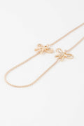 Collier double chaîne à rubans