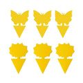 Piège jaune autocollant double face pour insectes volants
