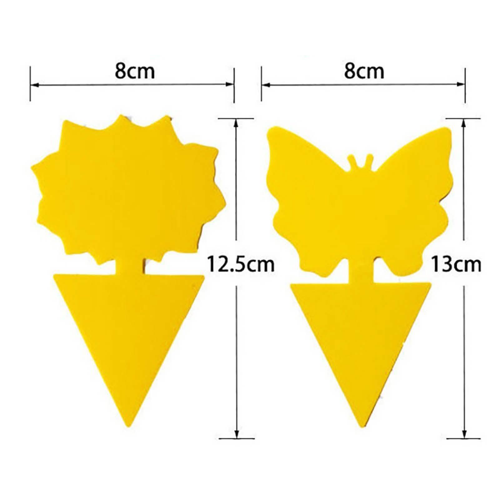 Piège jaune autocollant double face pour insectes volants