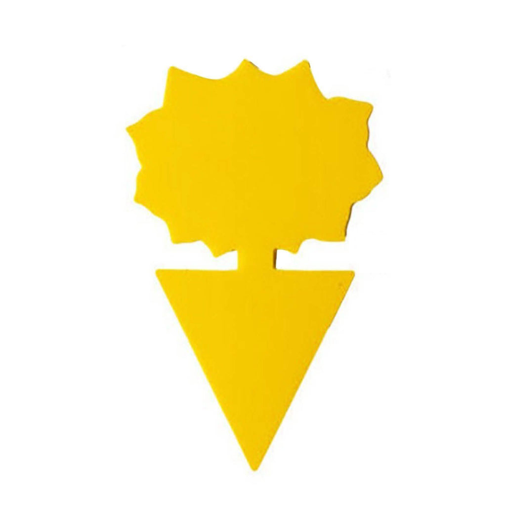 Piège jaune autocollant double face pour insectes volants