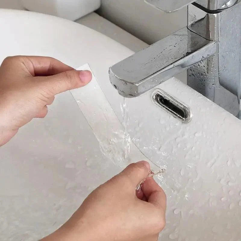 Ruban adhésif magique double face transparent réutilisable étanche facile à utiliser pour la maison Accessoires pratiques Rubans polyvalents
