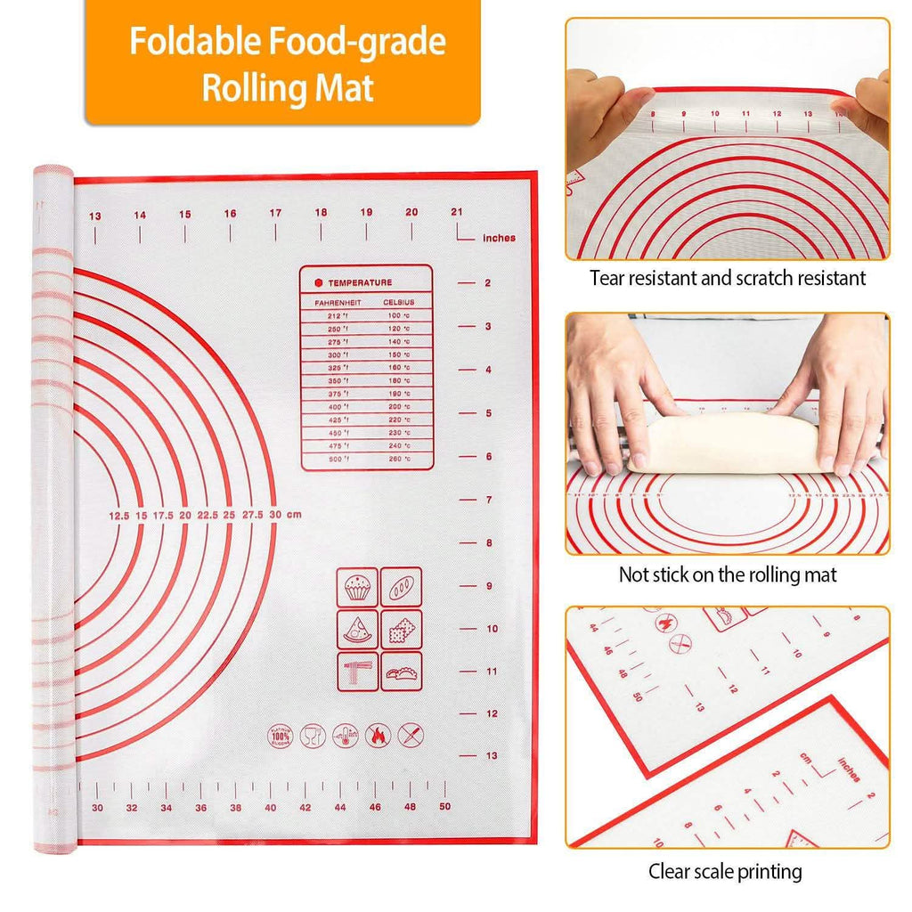 Rouleau à pâtisserie en acier inoxydable