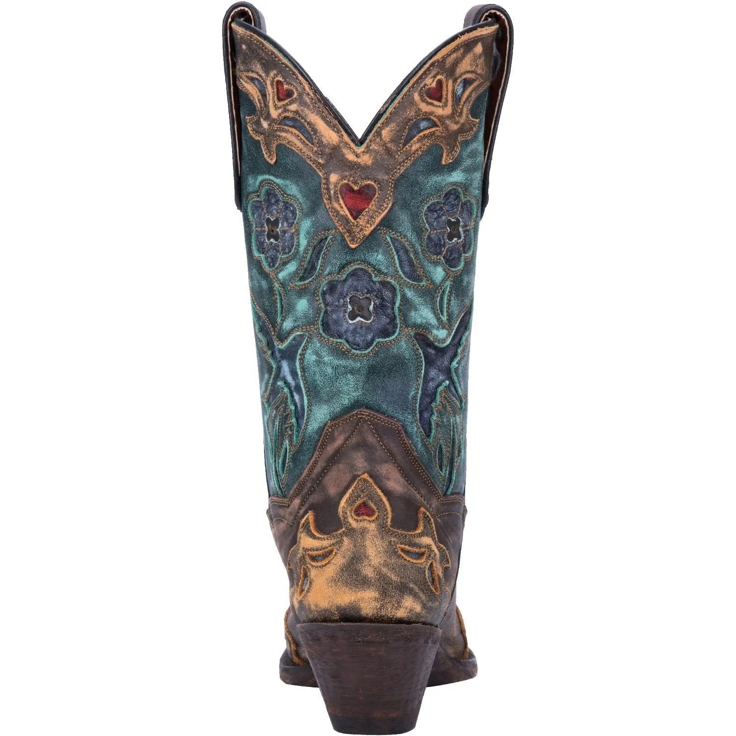 Dan Post Vintage Blue Bird - Bottes de cowgirl pour femmes
