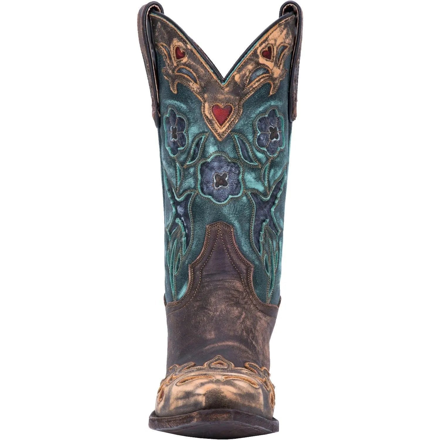 Dan Post Vintage Blue Bird - Bottes de cowgirl pour femmes