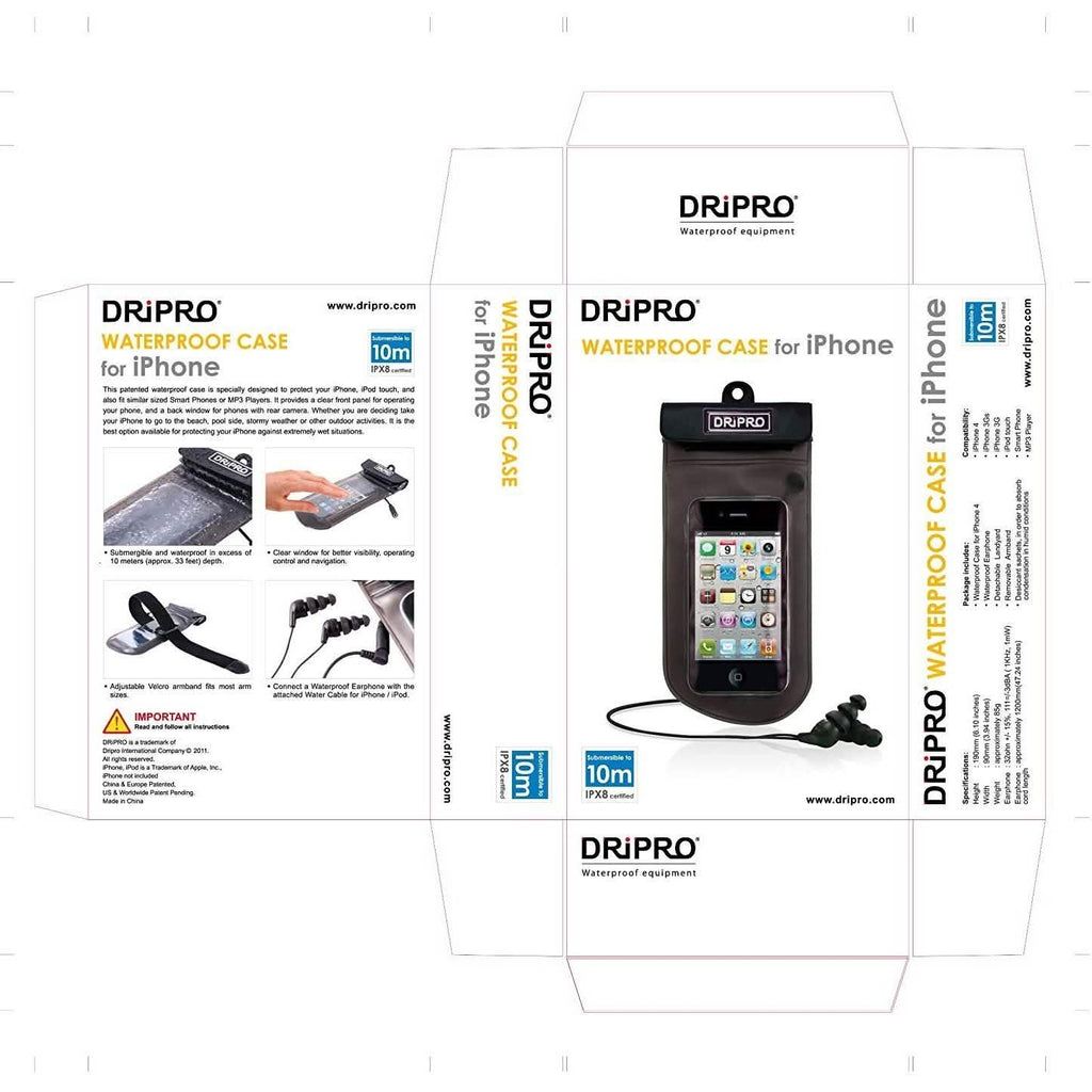 Étui étanche DriPro pour tous les smartphones