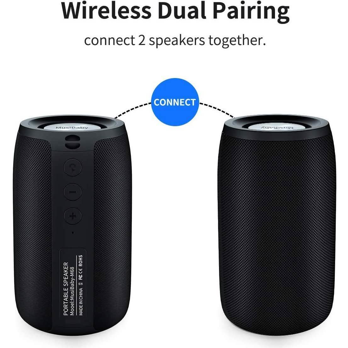 Haut-parleur Bluetooth 5.0 à couplage double