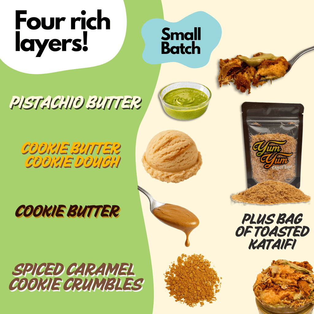 Coupe glacée à la pâte à cookie Dubaï