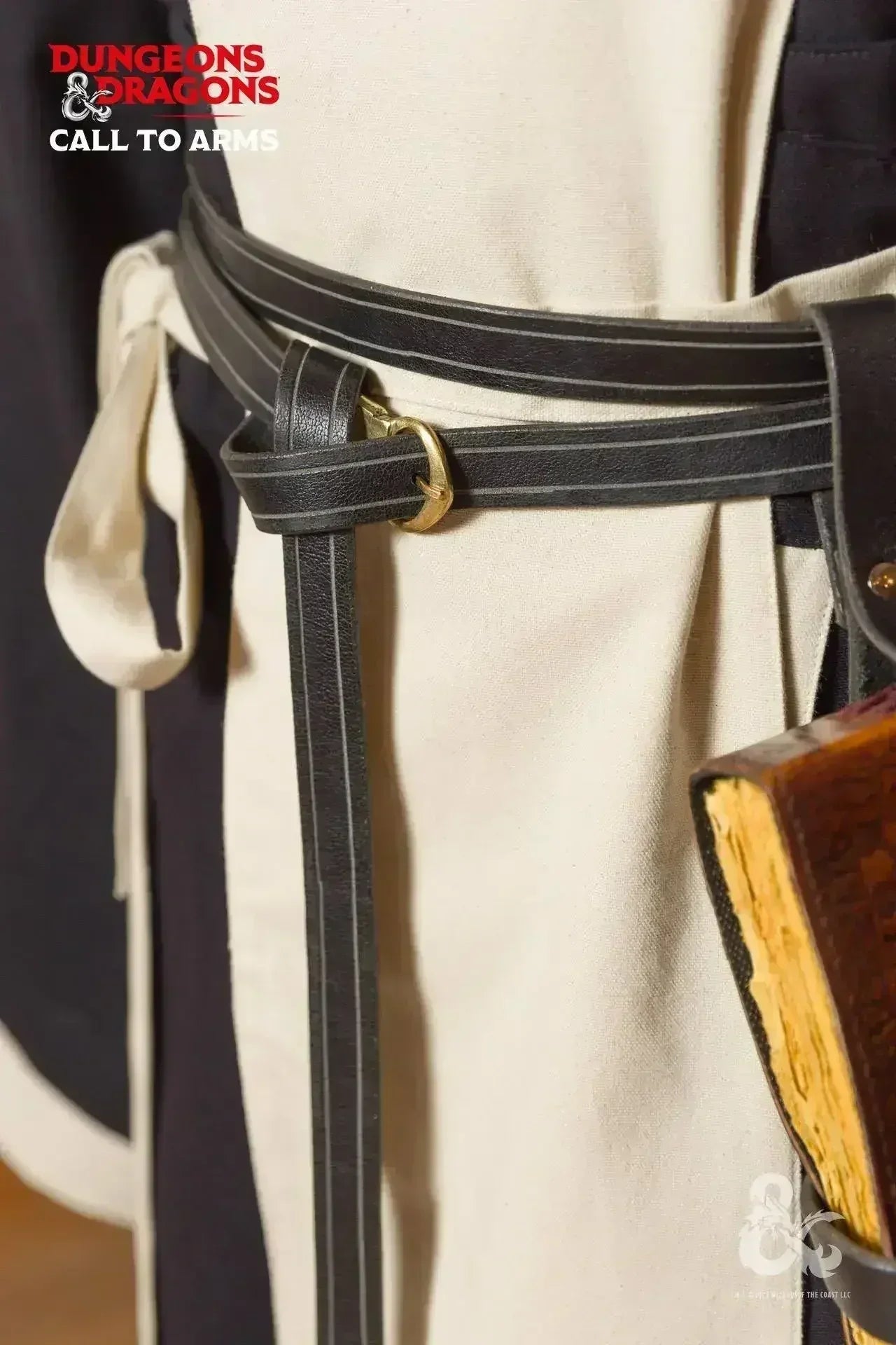 Ceinture en cuir double noire Donjons & Dragons | Femstylo
