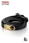 Ceinture en cuir double noire Donjons & Dragons | Femstylo