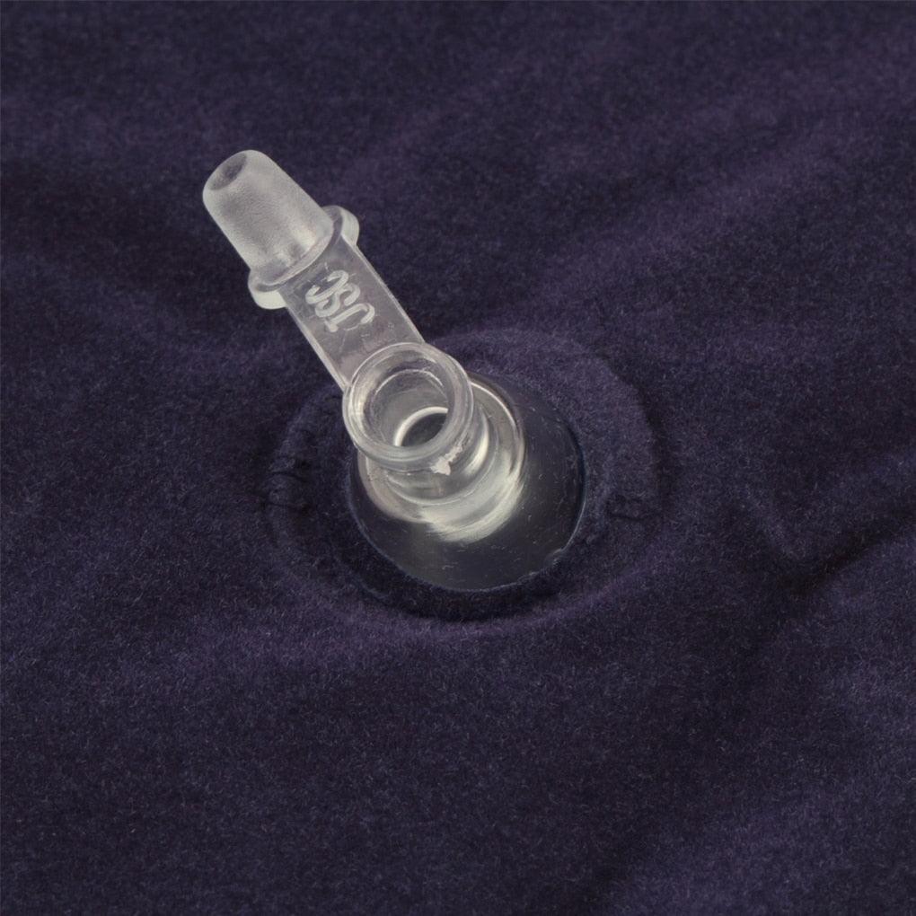 Oreiller de voyage pliable portable et durable, coussin gonflable pour le repos en avion ou à l'hôtel, ultraléger, en PVC et nylon, pour la chambre, la randonnée, la plage, la voiture, l'avion, support de tête, oreiller gonflable ultraléger