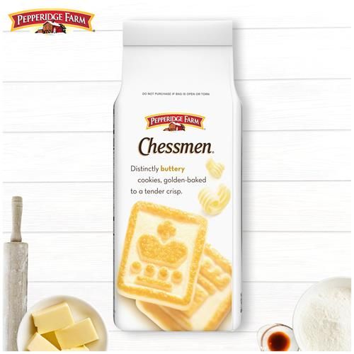 Biscuits au beurre Chessmen de Pepperidge Farm, sac de 205 g (l'emballage peut varier)