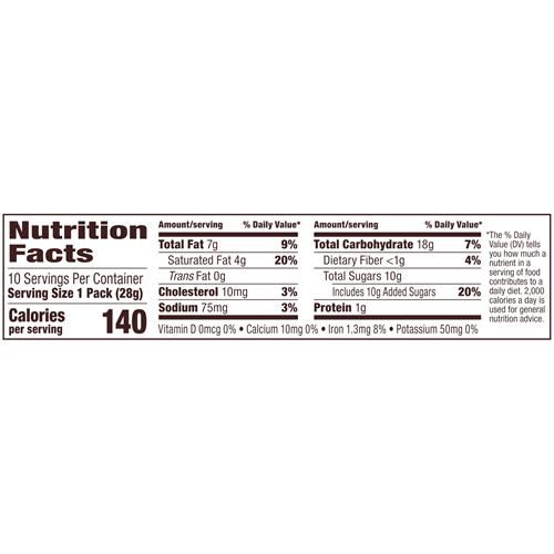 Pepperidge Farm Nantucket Mini Biscuits aux pépites de chocolat noir, sachets collation de 28 g, paquet de 10