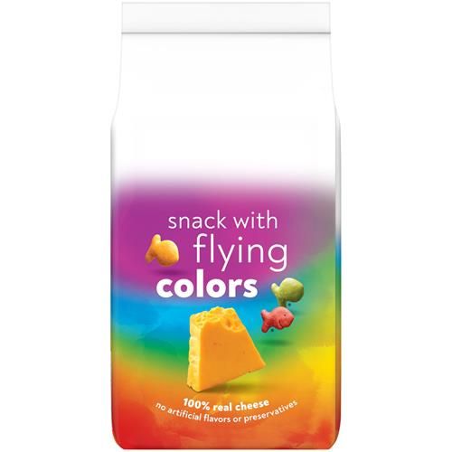 Biscuits salés au cheddar Goldfish Colors, format familial, sac de 283 g