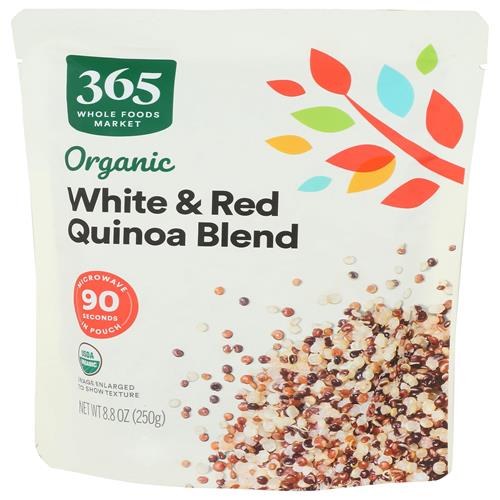 Mélange de quinoa blanc et rouge Whole Foods Market, cuisson au micro-ondes en 90 secondes, 249 g