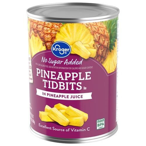 Kroger Ananas en morceaux dans du jus d'ananas 567 g