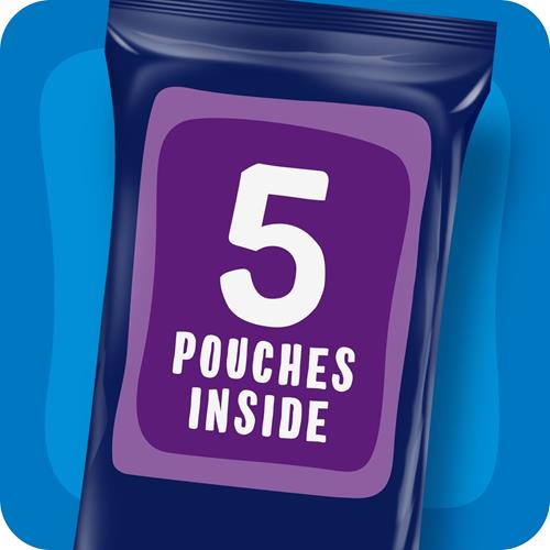 Pop-Tarts Crunchy Poppers Morceaux de collation croustillants fourrés, snacks pour enfants, snacks nomades, Frosted Brownie Crunch, boîte de 5 oz (5 sachets)