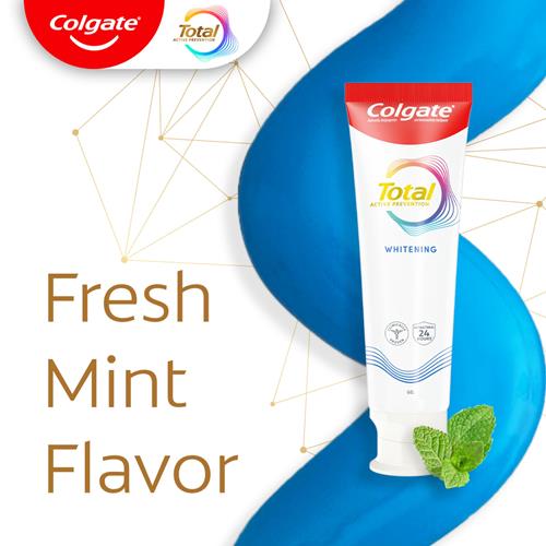 Colgate Total Whitening Gel Toothpaste, Mint Toothpaste, 5.1 Oz Tube, 2 Pack