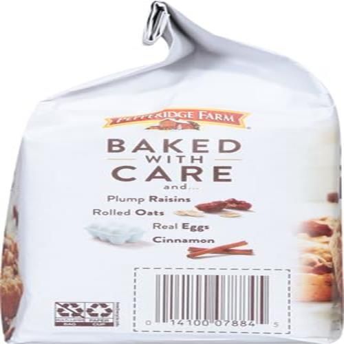 Biscuits moelleux aux flocons d'avoine et aux raisins secs Pepperidge Farm Santa Cruz, sac de 243 g