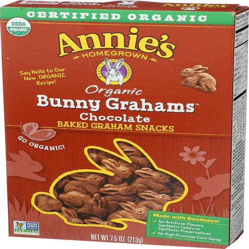 Annies Homegrown Lapins en Chocolat Bio, 213 g
