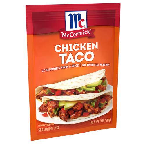 Mélange d'assaisonnement pour tacos au poulet McCormick, 28 g