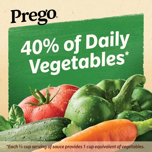 Sauce pour pâtes Prego Chunky Garden Combo, pot de 673 g