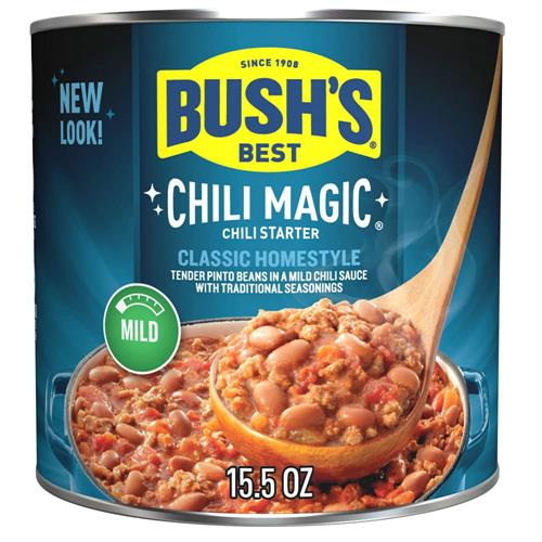 Bushs Best Chili Magic, préparation pour chili traditionnel doux, 439 g