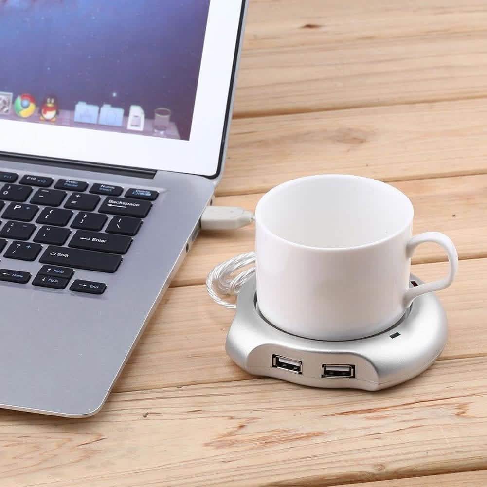 Chauffe-Tasse et Hub USB 4 Ports