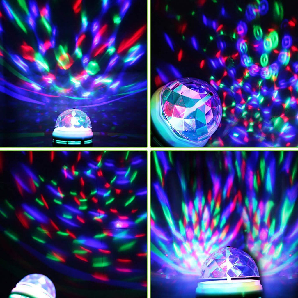 Ampoule LED RVB Rotative E27 3W
