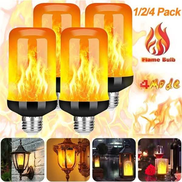 Ampoule LED E27 à effet flamme
