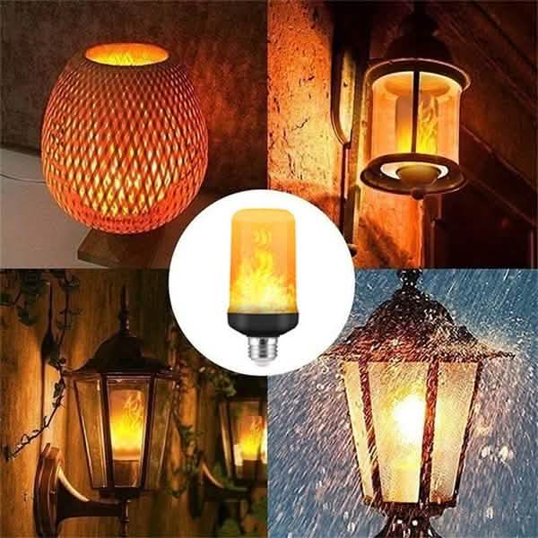Ampoule LED E27 à effet flamme
