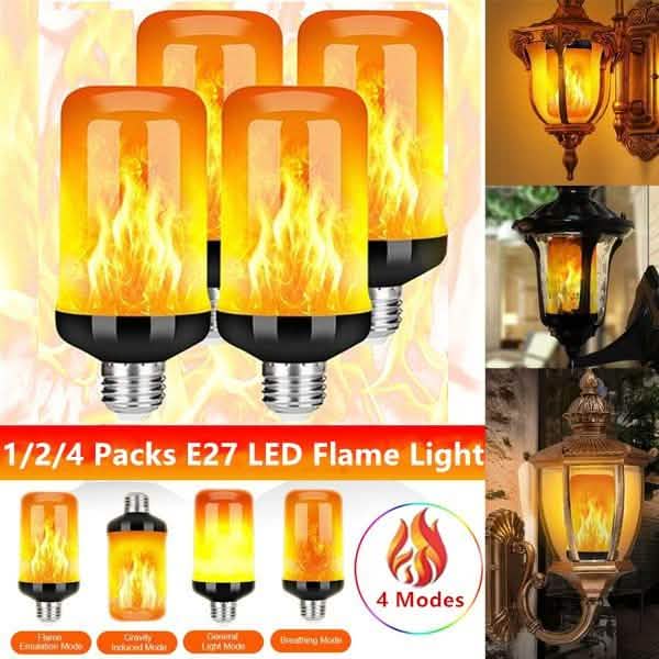 Ampoule LED E27 à effet flamme