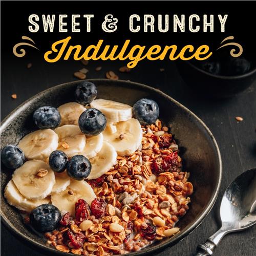 Céréales en grappes granola roulées à la cannelle sélection privée 22 oz