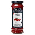 Confiture de fruits fraise et rhubarbe St. Dalfour - 280 g - 100 % fruits et rhubarbe, sans ingrédients artificiels, sans OGM, sans sucres de canne, entièrement naturelle