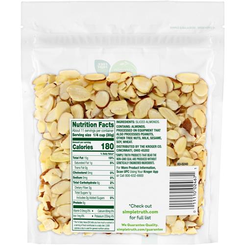 Simple Truth Amandes effilées 12 oz