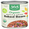 Whole Foods Market, Haricots blancs biologiques à la mélasse, Érable et oignon, 425 g