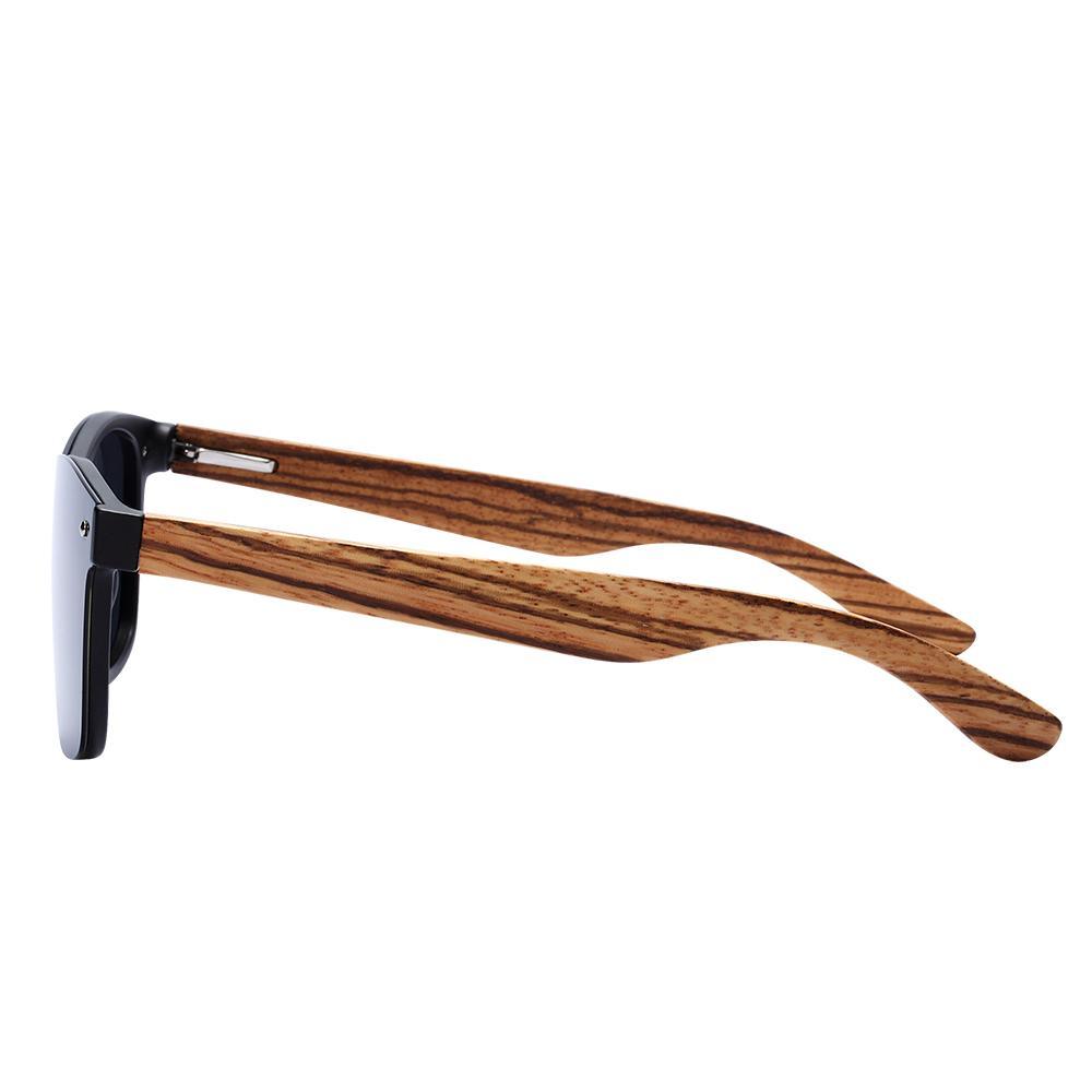 Lunettes de soleil de luxe vintage en bambou faites à la main pour hommes et femmes Lunettes de soleil en bois avec protection UV400