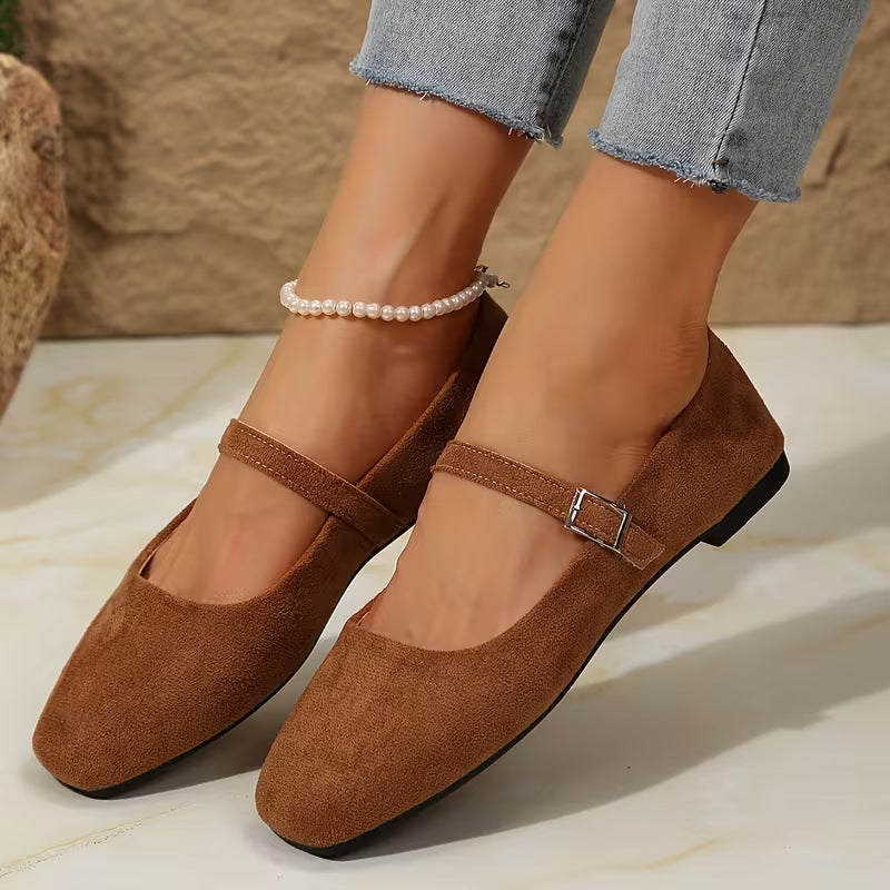Escarpins plats vintage Mary Jane pour femmes
