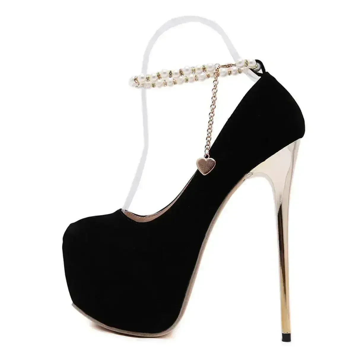 Escarpins compensés à talons hauts - Stilettos confortables - Des chaussures pour le travail et les soirées