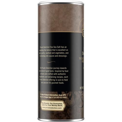 Sel de mer fin Méditerranéen Sélection Privée 17,6 oz