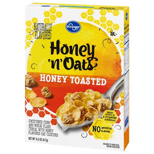 Kroger Céréales grillées au miel et avoine 411 g