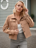 Veste en flanelle grande taille pour femme